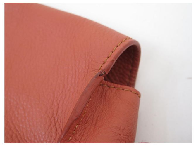 Chloé BORSA A MANO CHLOE MARCIE GM IN PELLE GRANA ROSSO MATTONE CON TRACOLLA - vista 19