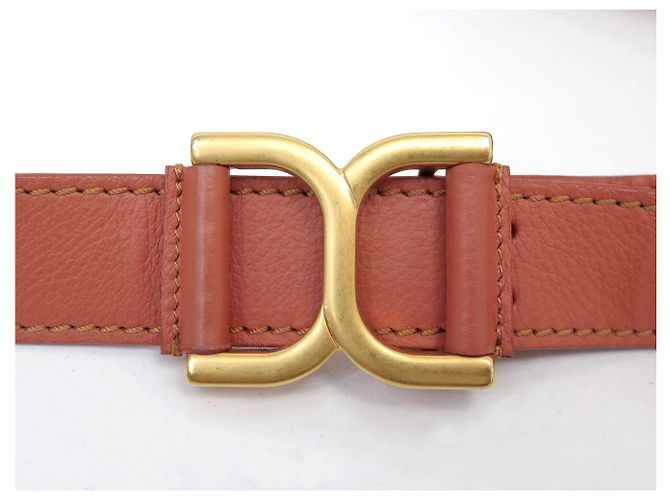 Chloé BORSA A MANO CHLOE MARCIE GM IN PELLE GRANA ROSSO MATTONE CON TRACOLLA - vista 5