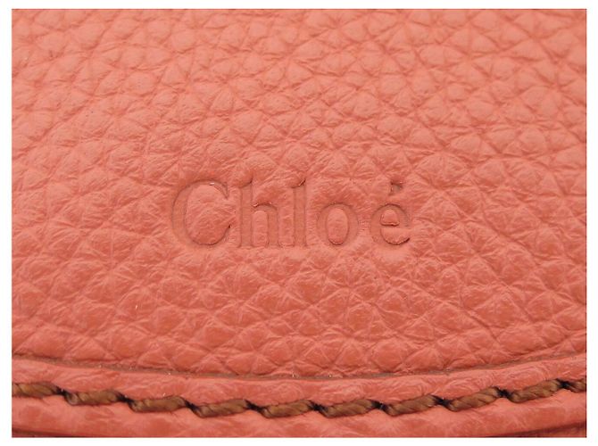 Chloé BORSA A MANO CHLOE MARCIE GM IN PELLE GRANA ROSSO MATTONE CON TRACOLLA - vista 7