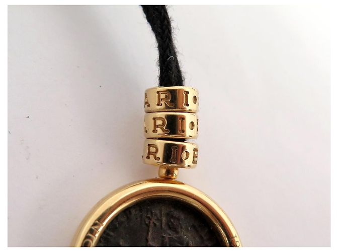 COLLANA BULGARI MONETE MONETA ANTICA IV SECOLO CORDONE IN ORO GIALLO 18K D'oro - vista 11