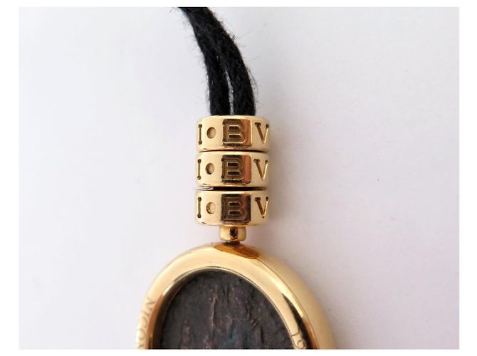 COLLANA BULGARI MONETE MONETA ANTICA IV SECOLO CORDONE IN ORO GIALLO 18K D'oro - vista 9