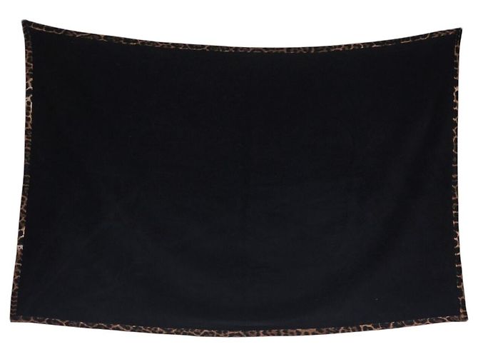 Autre Marque NEW SAINT LAURENT BEACH TOWEL LEOPARD 599947 BEACH TOWEL Brown - view 7