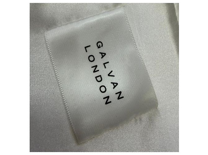 Autre Marque Mono acampanado Galvan Bridal Soho en triacetato blanco - vista 4