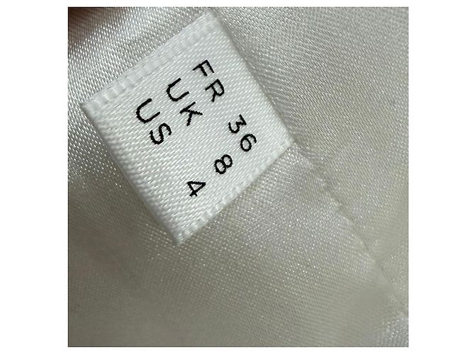 Autre Marque Mono acampanado Galvan Bridal Soho en triacetato blanco - vista 5