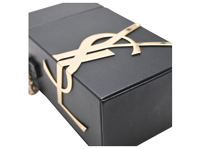 Borsa Vanity Yves Saint Laurent in pelle nera Nero - vista 22