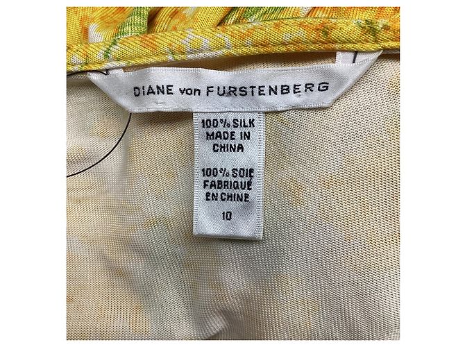 Abito midi estivo Diane von Furstenberg in seta multicolore Stampa python - vista 6