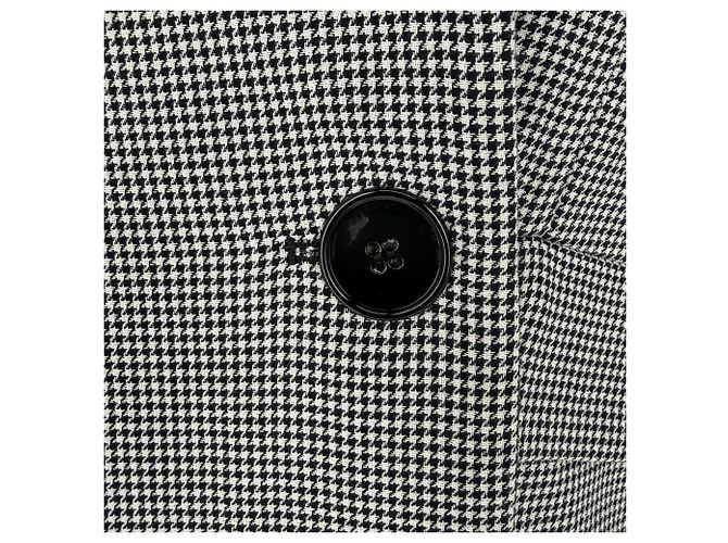 Autre Marque Blazer de tweed cruzado Galvan London en algodón gris - vista 2
