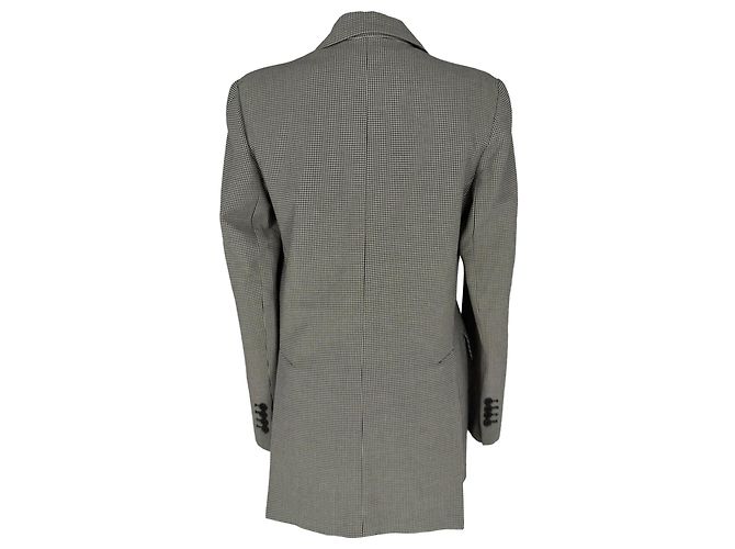 Autre Marque Blazer de tweed cruzado Galvan London en algodón gris - vista 4