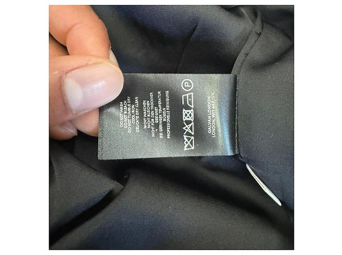 Autre Marque Blazer de tweed cruzado Galvan London en algodón gris - vista 7