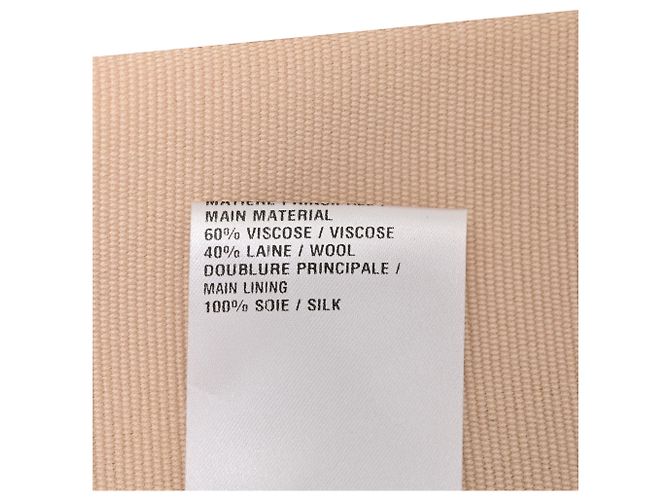 Calças Wide-Leg com Camadas Chloé em viscose creme Branco Cru - vista 6
