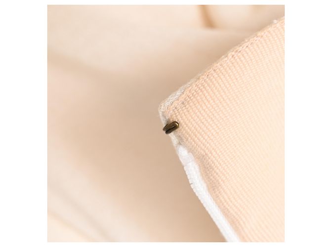 Calças Wide-Leg com Camadas Chloé em viscose creme Branco Cru - vista 9