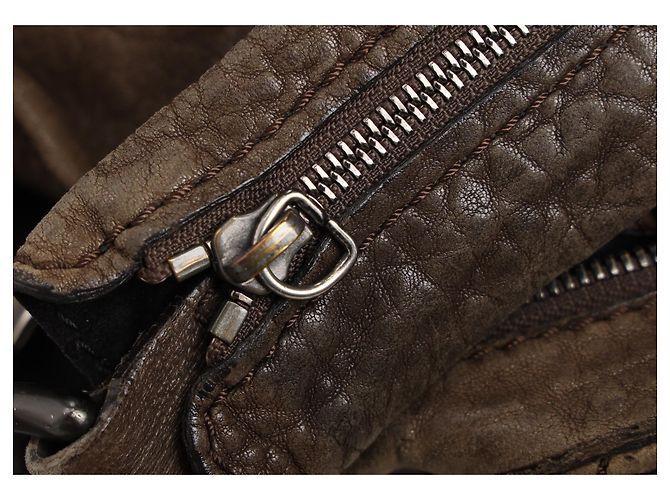 Givenchy Medium Nightingale Tasche aus braunem Lammleder Rot - Ansicht 12