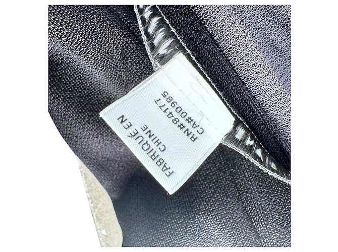 Vestido midi envelope Diane Von Furstenberg em viscose cinza - vista 5