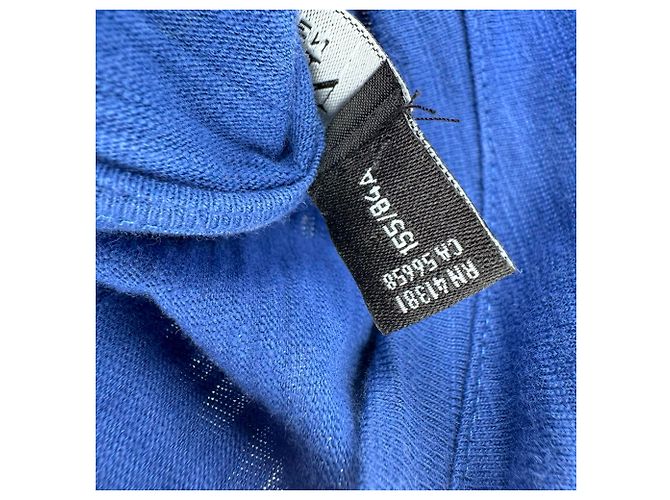 Vestido corto efecto cruzado Lauren Ralph Lauren en algodón azul - vista 6
