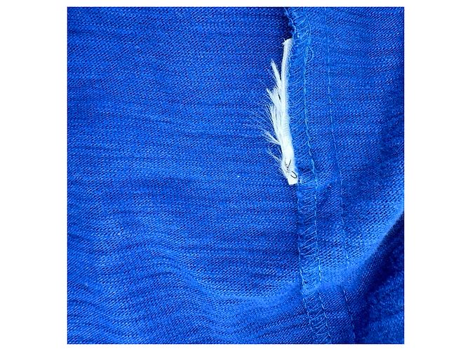 Vestido corto efecto cruzado Lauren Ralph Lauren en algodón azul - vista 7