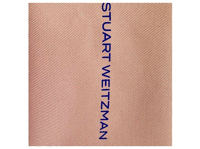 Décolleté Stuart Weitzman con cristalli in pelle beige - vista 15