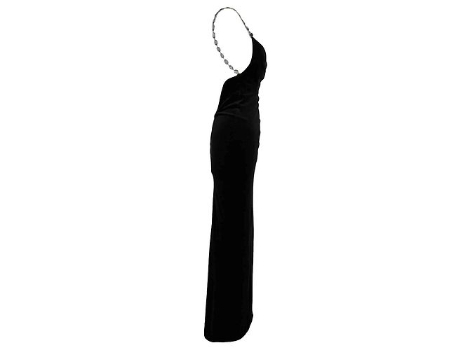Autre Marque Vestido Maxi Galvan London Avedon Globe em poliéster preto - vista 2