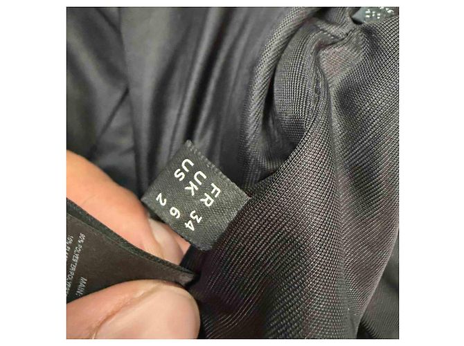 Autre Marque Vestido Maxi Galvan London Avedon Globe em poliéster preto - vista 3