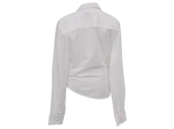 Camisa Bahia Jacquemus en algodón blanco - vista 3