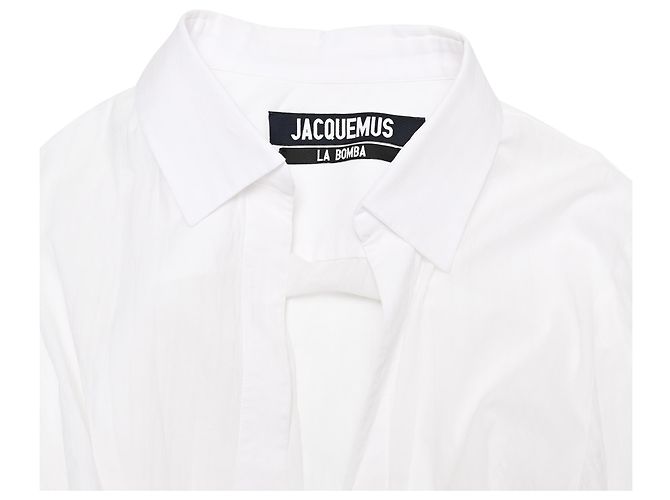 Camisa Bahia Jacquemus en algodón blanco - vista 4