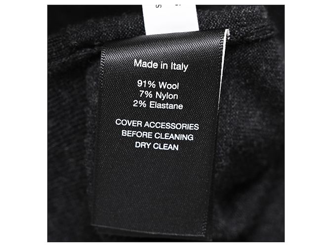 Ralph Lauren Cardigan mit Schalkragen aus schwarzer Wolle - Ansicht 7