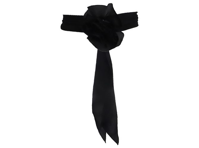 Lenço Floral Zimmermann em viscose preta Preto - vista 3