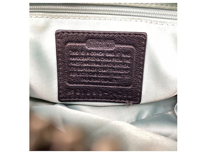 Borsa Satchel Coach Kristen con doppia zip in pelle nera Nero - vista 8