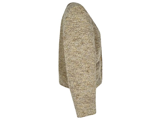 Isabel Marant Gwendoline Tweed-Blazer in beige Baumwolle - Ansicht 2