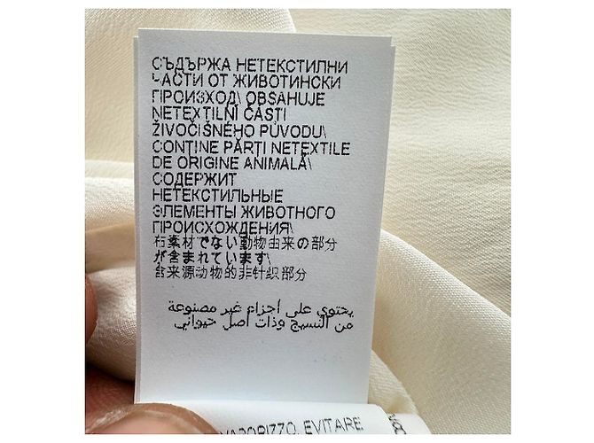 Abito camicia maxi a maniche lunghe Brunello Cucinelli in seta avorio Bianco Crudo - vista 10