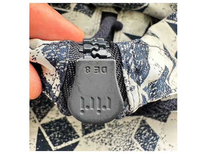 Casaco Anorak com Capuz Dior Motif Estrela em Poliéster Azul Marinho - vista 8