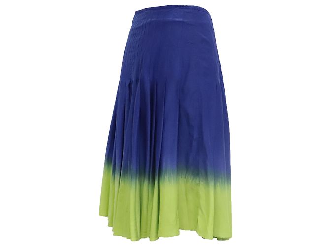 Gonna midi Moschino con stampa tie-dye in cotone multicolore - vista 2
