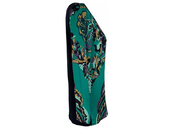 Blusa Emilio Pucci con stampa paisley in seta multicolore - vista 2