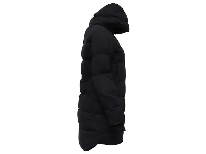 Canada Goose Alliston Quilted Down Coat in Black Polyamide - view 3