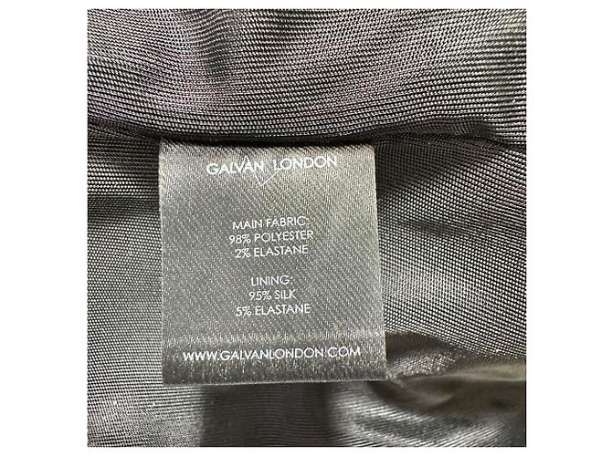 Autre Marque Top de manga comprida com lantejoulas Galvan London em poliéster preto - vista 6