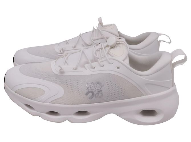 Baskets On x Loewe Cloudsolo en Polyester Blanc Écru - vue 4