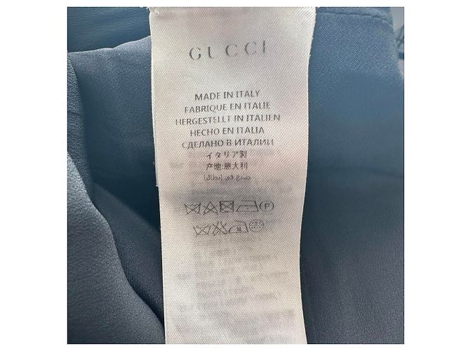 Mini abito Gucci in lana nera con perle sintetiche Nero - vista 10