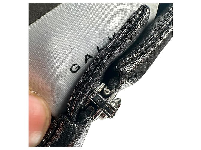 Autre Marque Galvan London gerade geschnittene Hose aus metallic-silbernem Polyester Metallisch - Ansicht 4