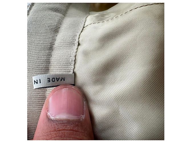 Mini saia de tweed Gleny Isabel Marant em algodão bege - vista 6