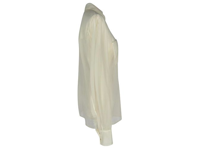 Blusa de manga larga Jil Sander en poliamida ecru Blanco Crudo - vista 2