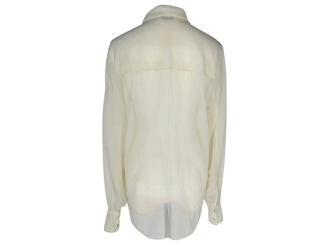 Blusa de manga larga Jil Sander en poliamida ecru Blanco Crudo - vista 3