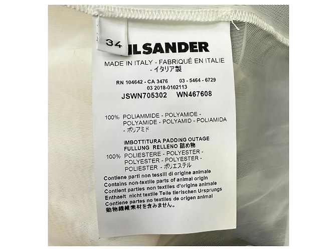 Blusa de manga larga Jil Sander en poliamida ecru Blanco Crudo - vista 6