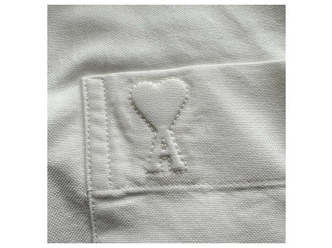 Camisa cropped Ami de Coeur em algodão branco Cru - vista 4