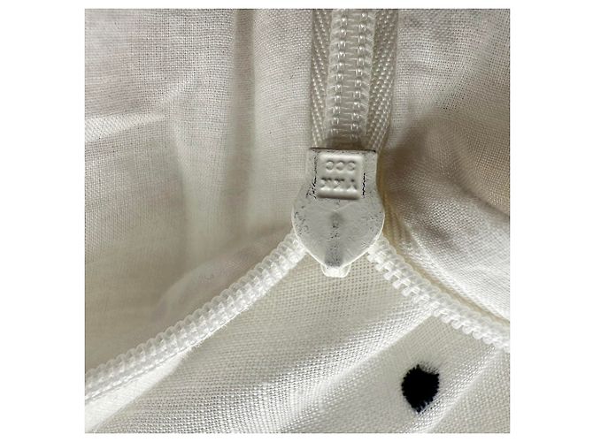 Abito maxi Zimmermann a pois ricamato in lino bianco - vista 9