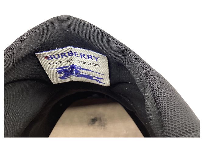 Sneakers Box Slip-On Burberry in camoscio nero - vista 9