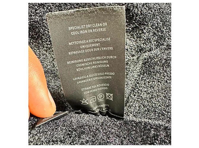 Autre Marque Abito midi bustier Titania Galvan London in velluto nero - vista 7