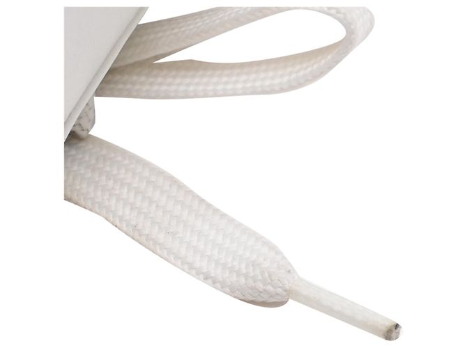 Baskets basses Prada en cuir blanc Écru - vue 23