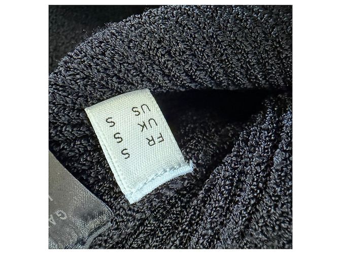 Autre Marque Top con escote corazón Galvan London en viscosa negra Negro - vista 5