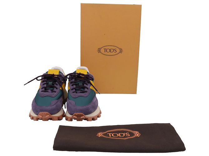 Sneakers basse Tod's 1T in suede multicolore - vista 6