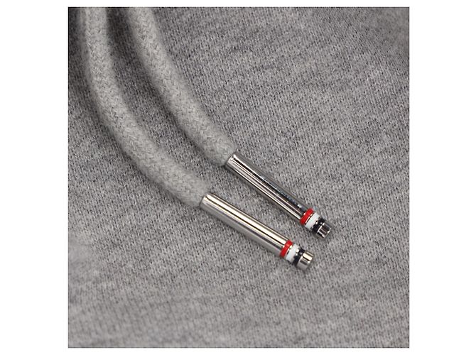 Calções de jogging clássicos Thom Browne 4-Bar em algodão cinzento Cinza - vista 10