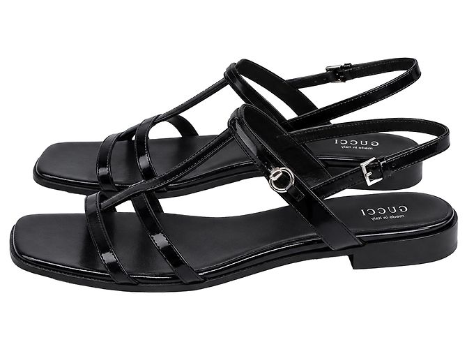 Sandali con cinturino intrecciato See by Chloé in pelle nera Nero - vista 4